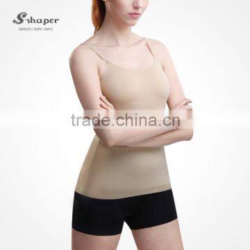 S-SHAPER Seamless Camisole Undershirt With Strap Body Shaper Vest