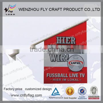 Plastic digital printing wall flag