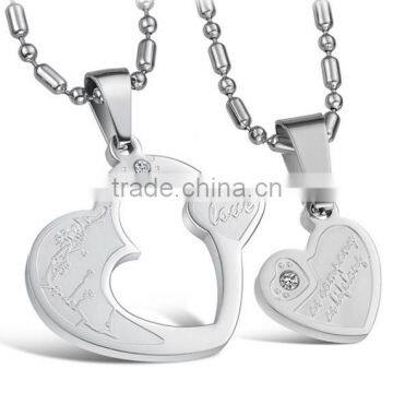Stainless Steel Pendant Our Best Friend Forever Broken Heart Pendant photo-2