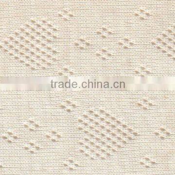 loop-transferring tube knitted rib fabric