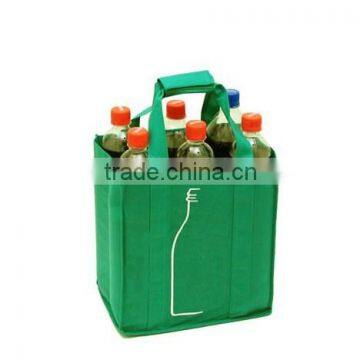 6 bottle wine bag ,nonwoven wine bag