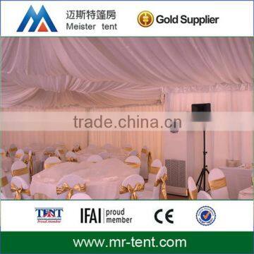 used luxury tent with decorative linings