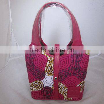 African Ankara Wax Print Fabric Handbags African Handbags Wax Fabric Tote photo-5