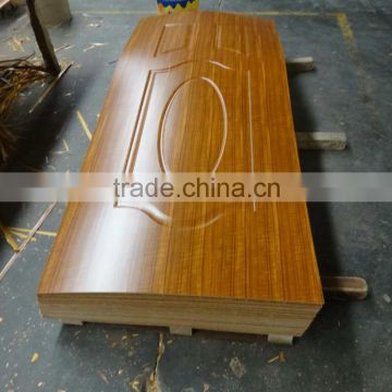 melamine door skin in teak color