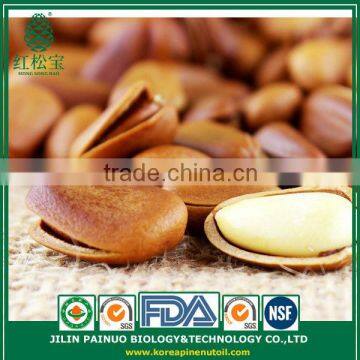 Continous Supply New Crop Raw and Roast Siberian Open Pine Nuts in Shell