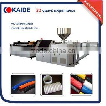 PE Single Wall Corrugated Pipe Making Machinery KAIDE Factory photo-2