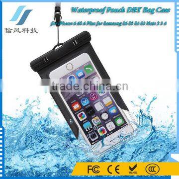 Universal ABS PVC Waterproof Pouch DRY Bag Case for iPhone 6 6S 6 Plus for Samsung S6 S5 S4 S3 Note 2 3 4 for Swimming