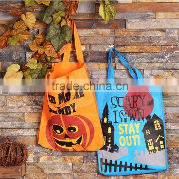 Wholesale Halloween Polyster Candy Treat Handbags