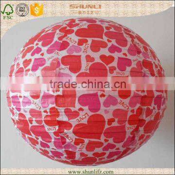 Beautiful Decoration Heart Shaped Paper Lantern photo-4