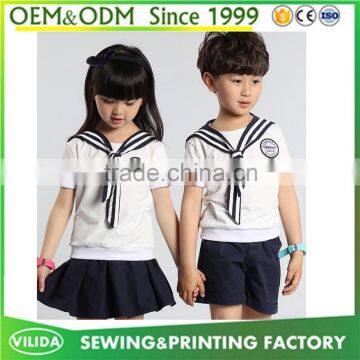 Japanese style primary school uniform high quality sailor uniform kindergarten uniform