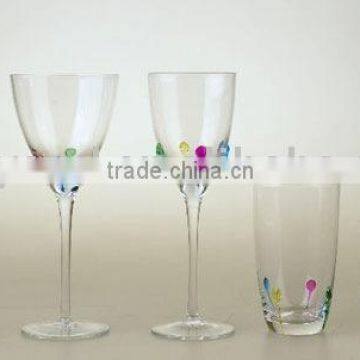 Colorful Wine Glass