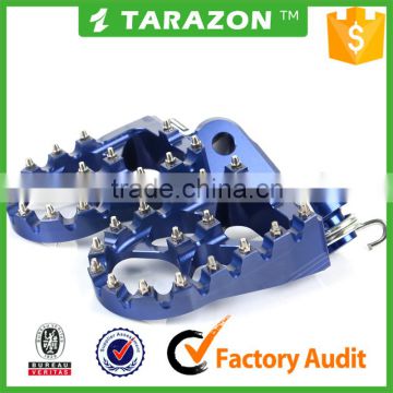 Tarazon brand CNC aluminum motorcycle foot pegs for dirt bike