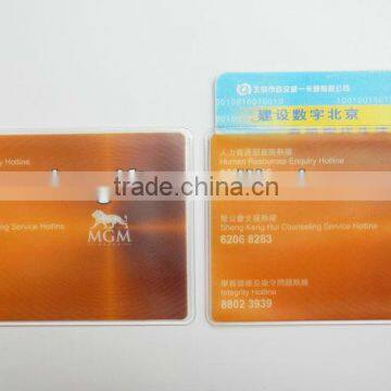 PVC bus card holder / bank card holder / pvc card holders for promotion gift