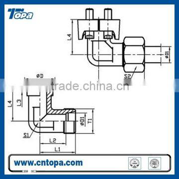 1DFS9 /1DFS9-ZH/RN 6000PSI Flange mail bite type/SAE flange China best seller Steel hydraulic fitting flange