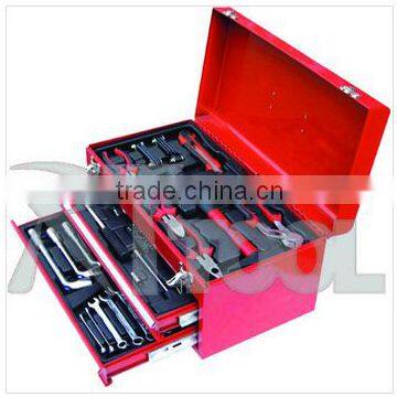 Combined Tool Kits with 2 Drawer Metal Case