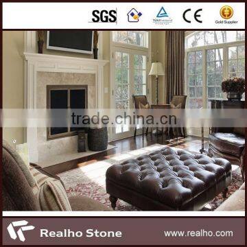 grade AAA andrew white marble fireplace surrounds