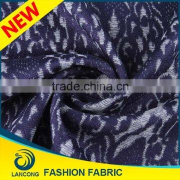 New Products New Design Beautiful knit jacquard fabric for custom knit sweater