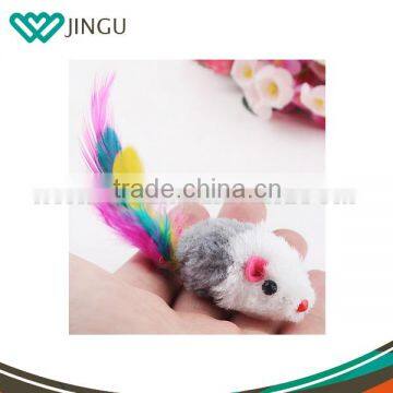 Wholesale high quality Lifelike Plush Toy Cat Teaser Toy Mouse