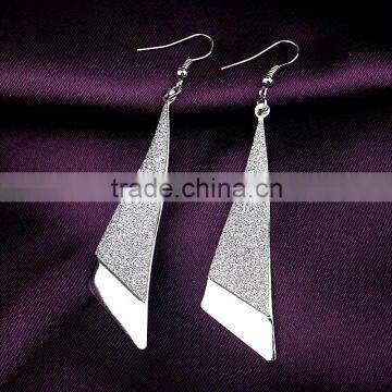 Fashion Retro Simple Geometric Earrings Wild Scrub Earring photo-4