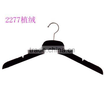 Fashion Garment Hanger Alibaba China Suit Hanger In Flocking Surface