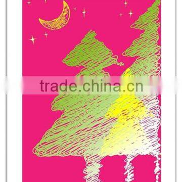 Wall decoration canvas painting of Chrismas tree