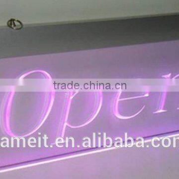 OEM/ODM hanging Edge lit acrylic led sign manufacturer