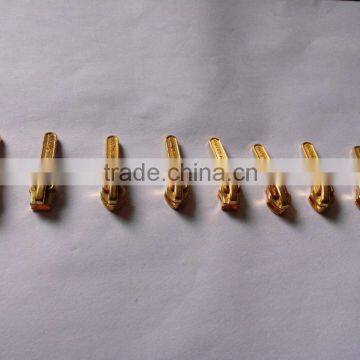 Wholesale OEM painted plating hardware part zippper sliders/metal zipper sliders