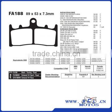 SCL-2012040356 Top Quality Brake Pads for ZX12R Motorcycle Parts