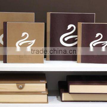 2016New Elegant Hotel Leather Book Cover