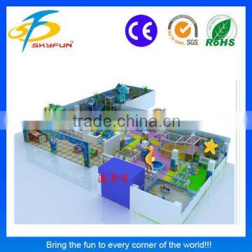 SF-SP055/CE proved modular naughty castle/indoor soft play equipment for sale