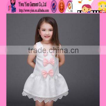 2016 Baby Girls Kids Party Wear Dresses Factory Direct Flower Summer Dresses for Kids photo-3
