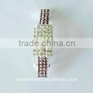 fashion Silver Alloy Rhinestone Ponytail Barrette