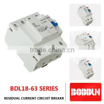 BDL18F WITH 63 F630 4P RCCB 63A EARTH LEAKAGE CIRCUIT BREAKER