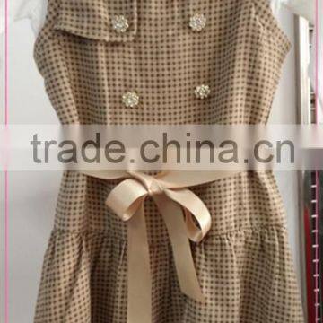 Children Girl Fashion Flower Print Dress