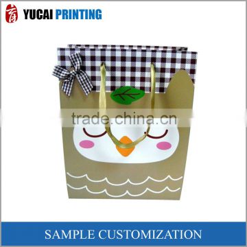 Creative paper bag gift bag shopping bag bag lovely Owl