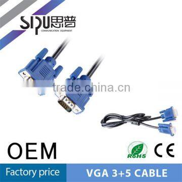 SIPU vga to composite cable 15-pin 3+2 for pc