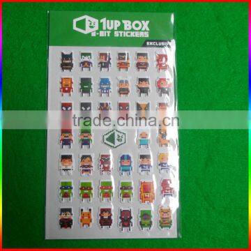 robot puffy stickers lovely