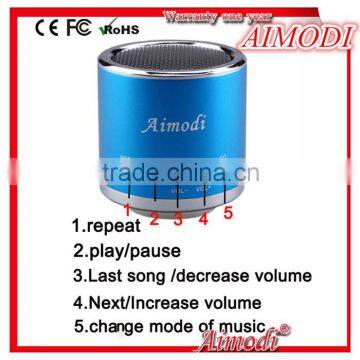 2015 portable mini speaker , powered speaker ,USB charge portatble speaker