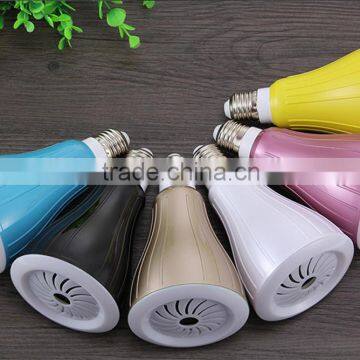 NEW Wireless IR Remote RGBW Bluetooth Control Music Audio Speaker LED Color Bulb Light Lamp White E27 photo-5