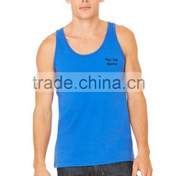 custom men polyester slim fit seamless dry fit stringer gym singlets