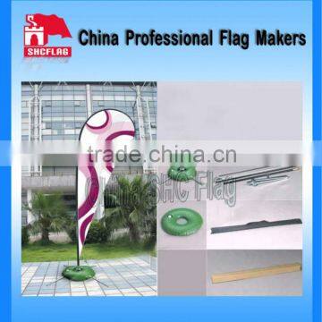 SHC custom flag banners pennants metal flag poles water flag bases