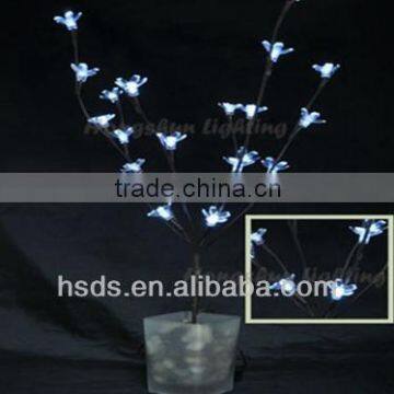 Hot Sale 20 Count Battery Operated Garden Decorative Crystal Flower Branch LED Lights 33''