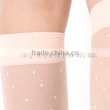 Lovely Dot Women Sheer Knee High Socks