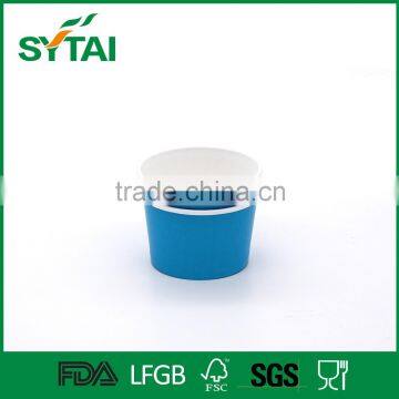 4 Oz Creative Design Custom Printed Blue Ice Cream Paper Cups