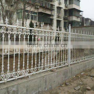 15 years factory wrought iron fence/zinc steel fence/wire mesh fencing