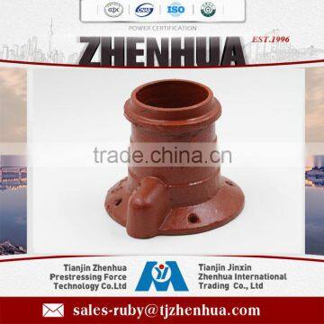 Prestressed ARC Flat Tensioning Building Construction Bearing Plate for 15.24 PC Strand
