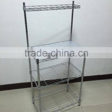 13" X 22" 3 Tier Metal Wire Shelving Units Storage Rack