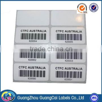 glossy paper barcode stickers