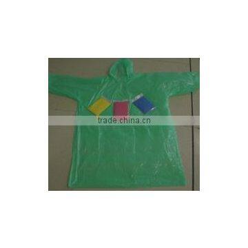 Transparent PE Disposable Raincoat