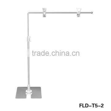 FLD-T5 Plated Chrome adjustable height supermarket adjustable sign holder